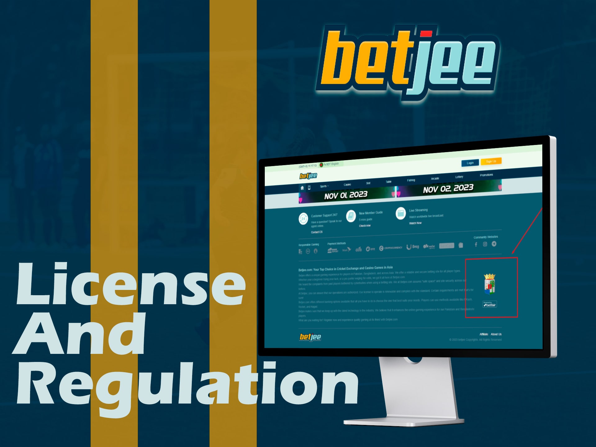 betjee license and regulation
