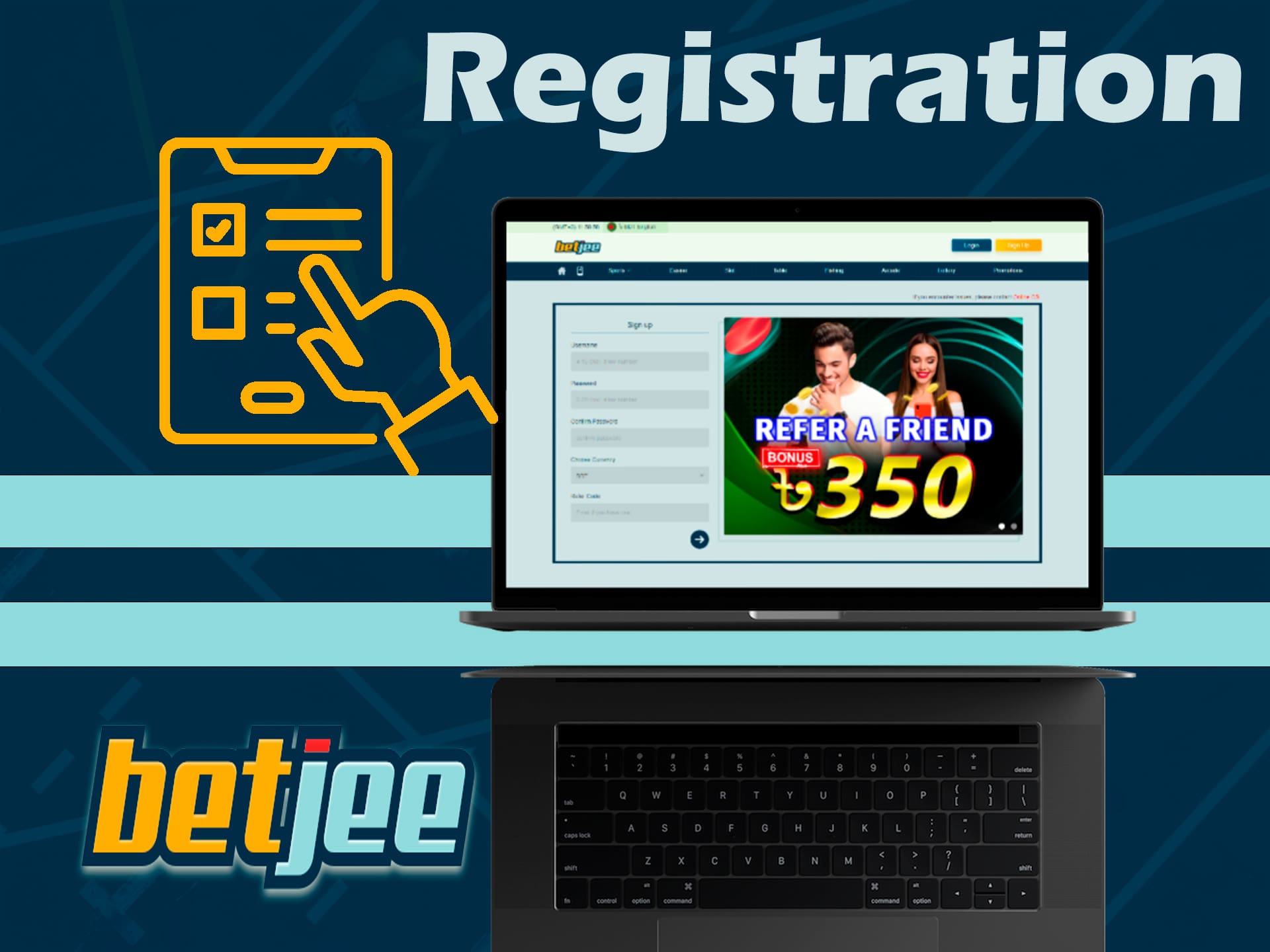 betjee registration process
