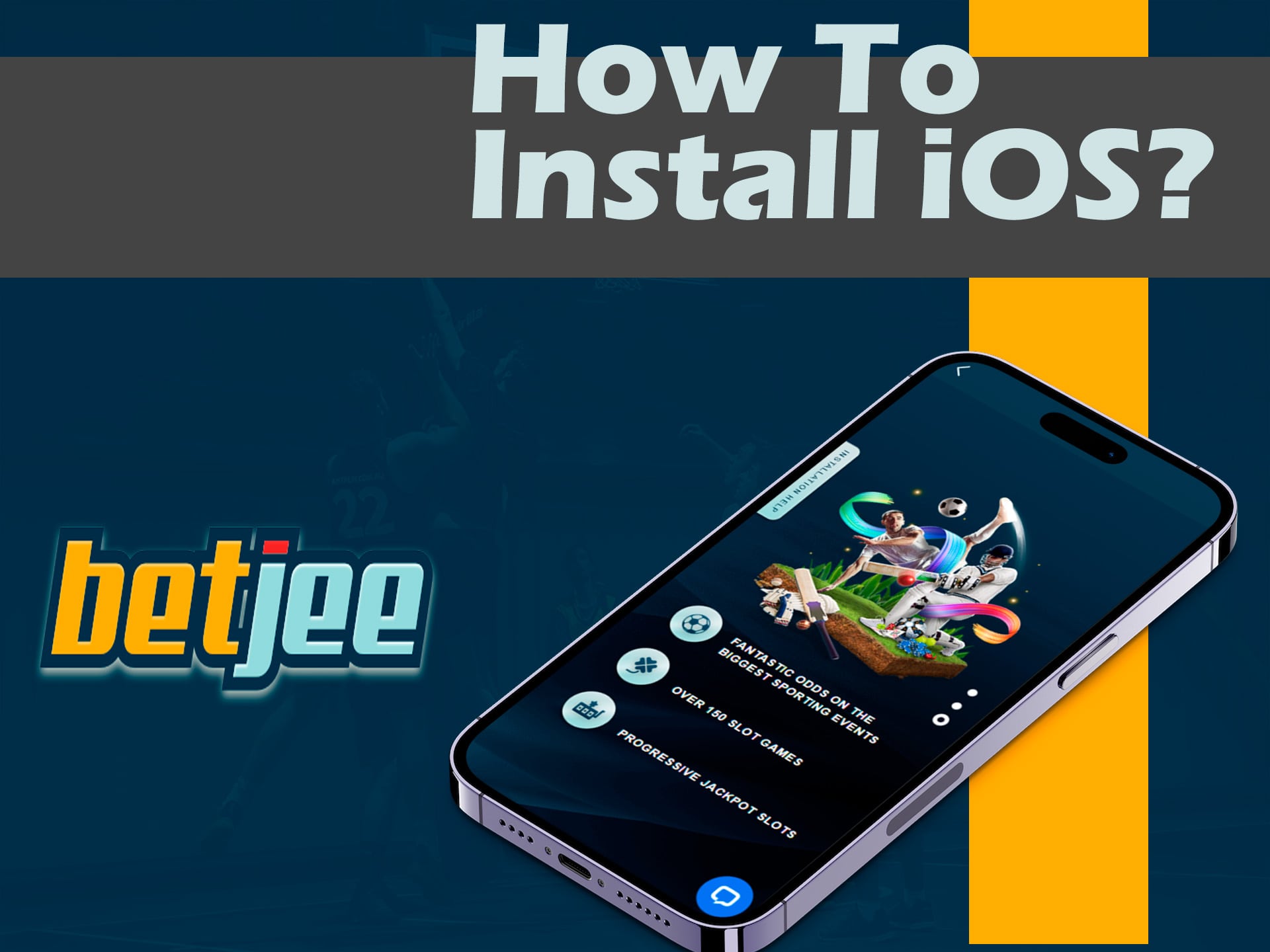 how to install betjee ios